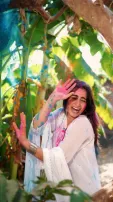 Ayesha Khan Radiates Elegance In Holi Celebration Photoshoot – Check Pics 