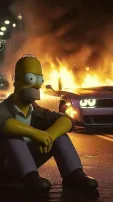 AI Visualises Superheroes In Helpless Post-Car Accident Scenes