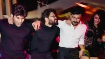 Allu Arjun wishes birthday boy Ram Charan with ‘Naatu Naatu’ dance video