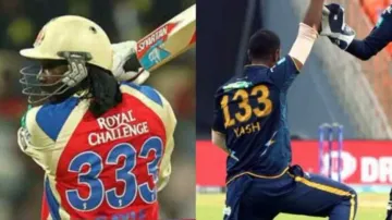 Cricketers who used 3 digits in jersey number in IPL