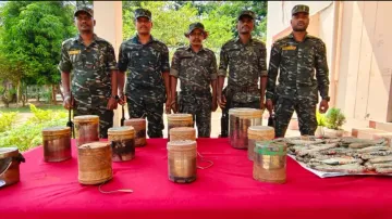 Huge cache of explosives seized in Odisha-Andhra border