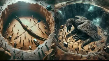 AI reimagines 'Ancient Ruins' of the Ramayana Era; Pushpak Vimana, Jatayu and more, take a look