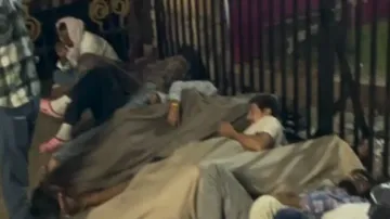 IPL craze: Cricket lovers sleep outside stadium to buy tickets for RR vs RCB match