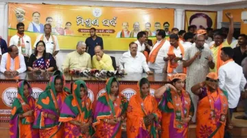 Hundreds of BJD workers of Ganjam join BJP