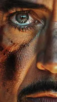 AI-Unveils Zoomed Face Textures Of Captain America, Wonder Woman, Iron Man, Black Panther