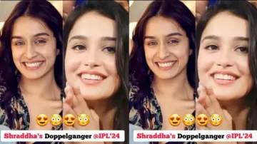 Shraddha Kapoor’s doppelganger steals limelight during MI vs RCB match