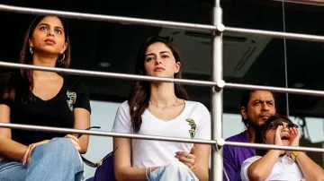 Shah Rukh Khan jumps in joy as KKR beat LSG by eight wickets - Watch