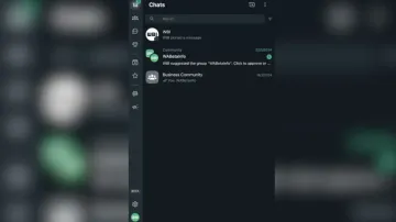 WhatsApp introduces new sidebar