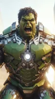 Marvel Superheroes Ready to Fight in Robotic Suit In AI Looks
