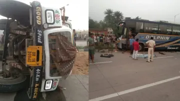 Bus accident in Angul