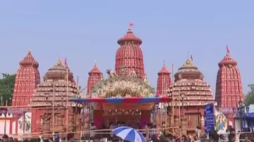 Sri Ram temple in Bhubaneswar witnessed a huge rush of devotees 