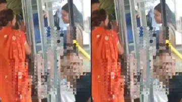 Woman wearing bikini boards crowded bus in Delhi; internet split after video goes viral