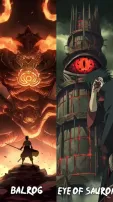 Lord Of The Rings Characters In A Naruto Universe, Imagined By AI