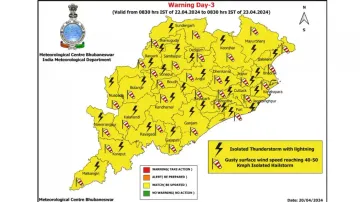 Thunderstorm Alert For Odisha