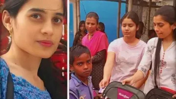 Bihar lady teacher buys school bags for 120 poor kids from her first salary