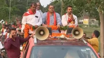 People will give befitting reply to BJD this time: BJP's LS candidate Jay Panda in Mahanga