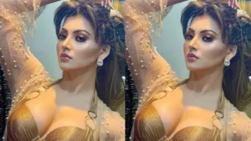 Urvashi Rautela adds to the heat in golden outfit; fans says ‘Apsara’ from heaven