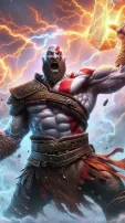 AI-Envisions Epic Battles Of Kratos Vs Marvel Heroes Iron Man, Hulk, Spiderman