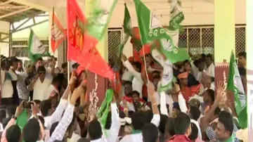 BJP, BJD workers face off during nomination filing outside Khordha Collector’s office