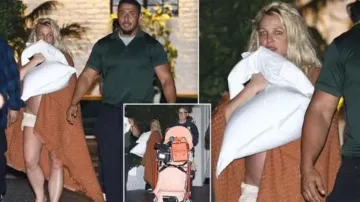 Britney Spears walked out topless from hotel after fight with boyfriend? Singer responds