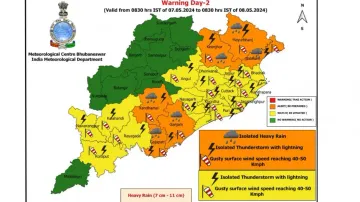 IMD Issues Thunderstorm Alert For Odisha