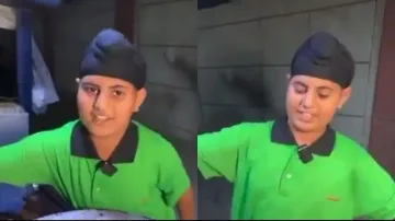 10-year-old kid runs roadside fastfood stall after father's death, makes internet emotional; watch