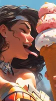 AI Imagines Marvel Superheroes Enjoying Ice Cream In Hot Summer 