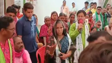 Minister Rita Sahu questioned about development work