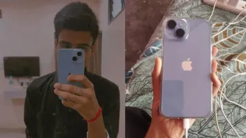 Middle-class boy purchases iPhones