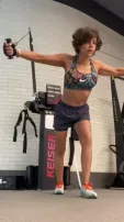 Actress Mandira Bedi's Intense Core Workout Video Ignites Viral Sensation - Watch
