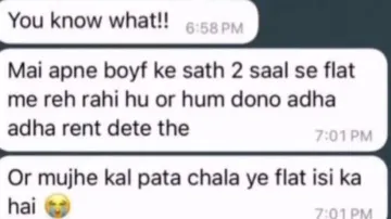 Couple pays house rent together; turns out flat belongs to boyfriend