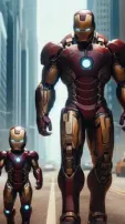 AI Crafts Stunning Portraits Of Marvel Superheroes With Their Children