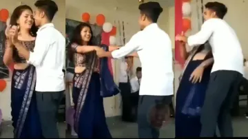 Farewell party! Teacher grooves with student inside classroom, make netizens envious; watch