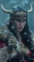 AI Envisions Wonder Woman, Flash, Wolverine Embracing Viking Warrior Looks