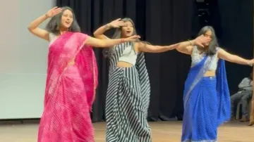 College girls' farewell dance