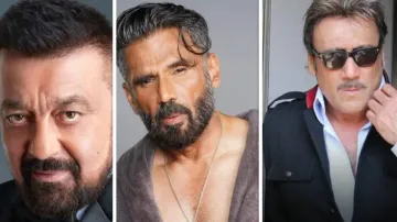 Sanjay Dutt, Suniel Shetty, Jackie Shroff