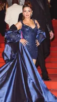 Avneet Kaur Stuns In Navy Blue Gown At Cannes Film Festival