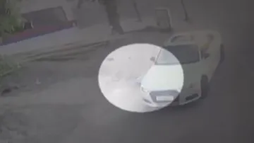 Audi car caught hitting elderly man in Noida