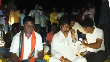 BJP workers attacked by BJD during polls in Morada, MLA candidate stages protest