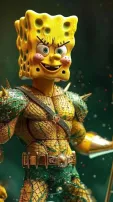 AI Imagines SpongeBob Transformed Into Marvel Superheroes
