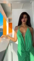 Disha Patani Shines In Viral Green Wrap Dress Photoshoot; Check Pics