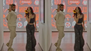 Pratibha, Sparsh try Heeramandi’s iconic ‘Gajagamini’ walk; Aditi Rao Hydari impressed