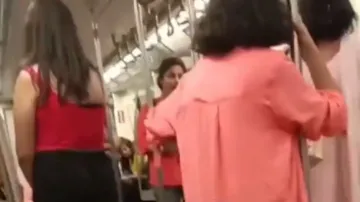 Delhi Metro turns into WWE ring as two women passengers punch each other 