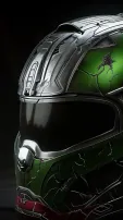 AI Imagines Captivating Superhero-Themed Helmet Designs In Vibrant Detail