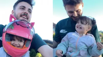 Young child’s excitement