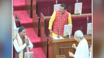 Naveen Patnaik meets BJP's Laxman Bag who won Kantabanji seat