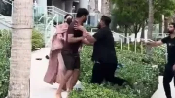 Haris Rauf attacks fan thinking he is Indian