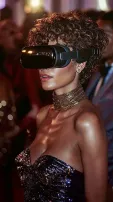 AI Envisions Legendary Singers in Stunning Metaverse VR Party Scenes
