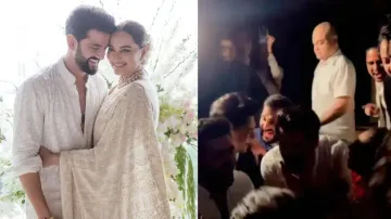 Watch: Unknown man steals Sonakshi Sinha's wedding limelight!
