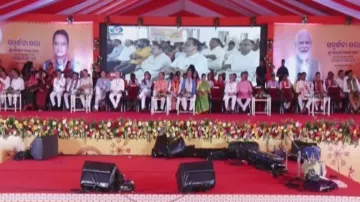 BJP's felicitation function in Bhubaneswar 